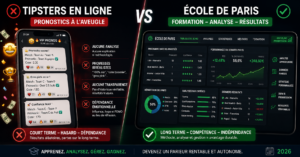 École de Paris vs tipsters en ligne — formation analytique contre pronostics 2026