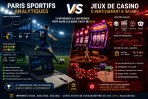 Paris Sportifs vs Casino : Quelle Est la Vraie Différence — et Peut-on Parier de N&rsquo;importe Où dans le Monde?