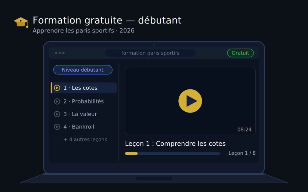 Existe-t-il une formation gratuite en paris sportifs en 2026 (et en vaut-elle la peine)?