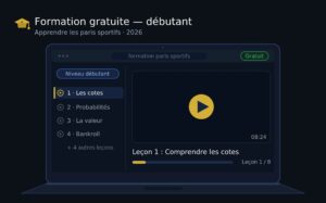 Existe-t-il une formation gratuite en paris sportifs en 2026 (et en vaut-elle la peine)?