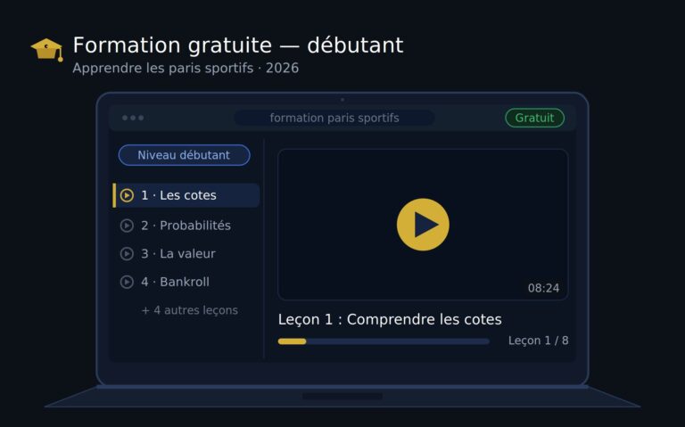 Existe-t-il une formation gratuite en paris sportifs en 2026 (et en vaut-elle la peine)?